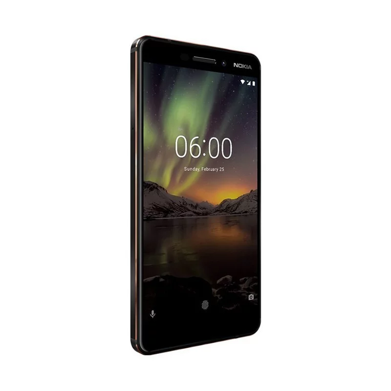 گوشی موبایل نوکیا مدل Nokia 6.1 دو سیم کارت ظرفیت 64 گیگابایت مشکی 18 ماه گارانتی سامتل + کد رجیستری