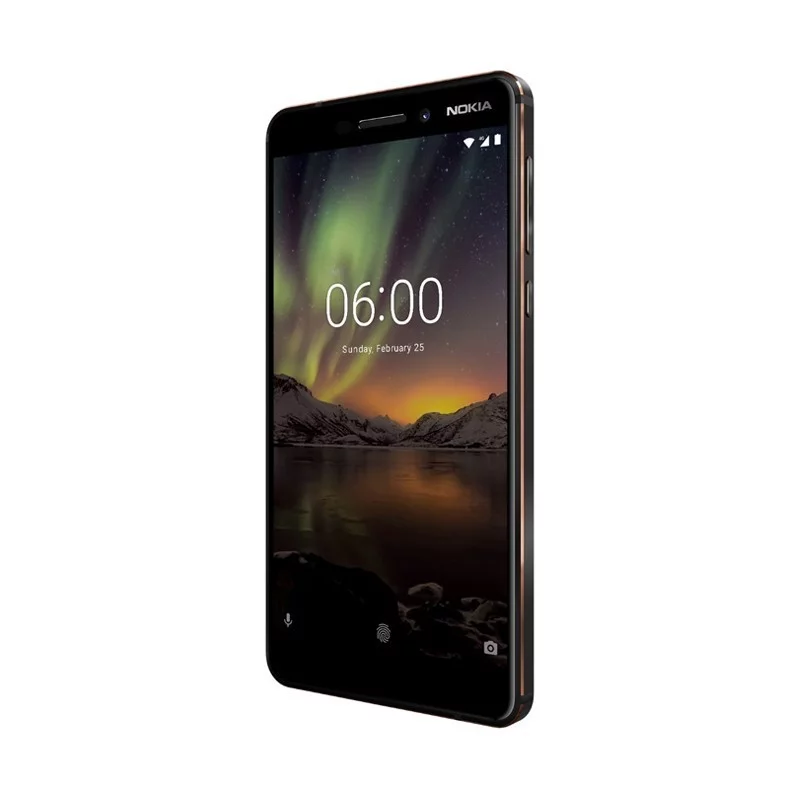 گوشی موبایل نوکیا مدل Nokia 6.1 دو سیم کارت ظرفیت 64 گیگابایت مشکی 18 ماه گارانتی کاوش تیم +  کد رجیستری