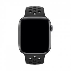 اپل واچ سری 4 مدل Nike Plus 44mm بدنه آلومینیوم به رنگ خاکستری با بند سیلیکونی