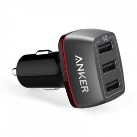 شارژر فندکی ماشین انکر مدل A2231 Power Drive Plus 3 36W iQ