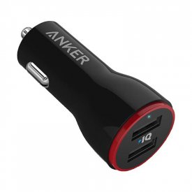 شارژر فندکی ماشین انکر مدل A2310 Power Drive 2 24W iQ