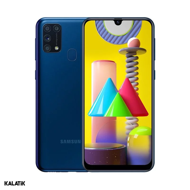 گوشی موبایل سامسونگ مدل Galaxy M31 دو سیم کارت ظرفیت 128/6 گیگابایت آبی 18 ماه گارانتی اسمارت تکنولوژی قشم + کد رجیستری