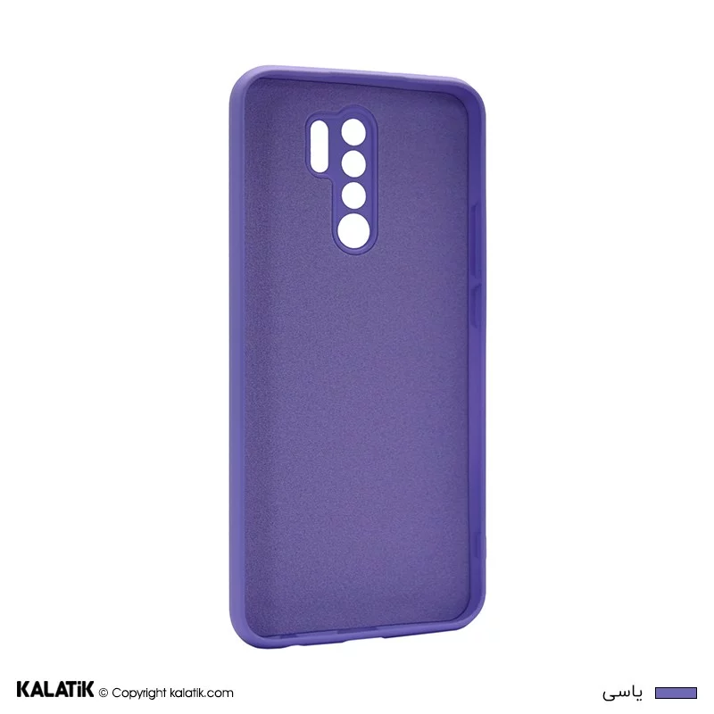 کاور سیلیکونی با محافظ دوربین مناسب برای گوشی موبایل شیائومی Redmi 9