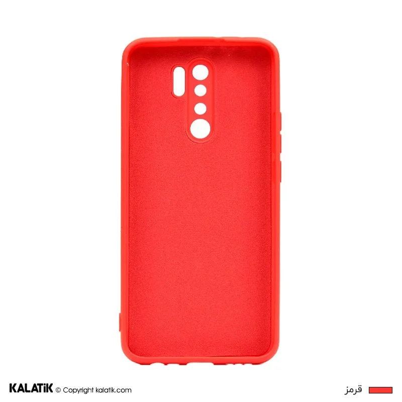 کاور سیلیکونی با محافظ دوربین مناسب برای گوشی موبایل شیائومی Redmi 9