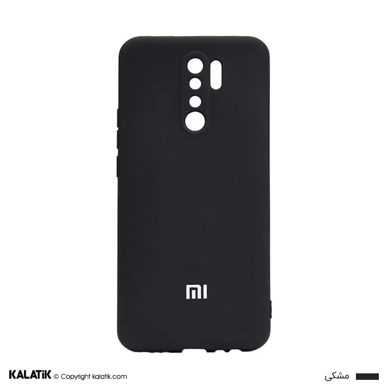 کاور سیلیکونی با محافظ دوربین مناسب برای گوشی موبایل شیائومی Redmi 9 مشکی اصالت و سلامت فیزیکی کالا