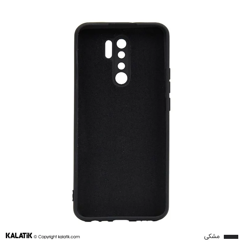 کاور سیلیکونی با محافظ دوربین مناسب برای گوشی موبایل شیائومی Redmi 9 مشکی اصالت و سلامت فیزیکی کالا