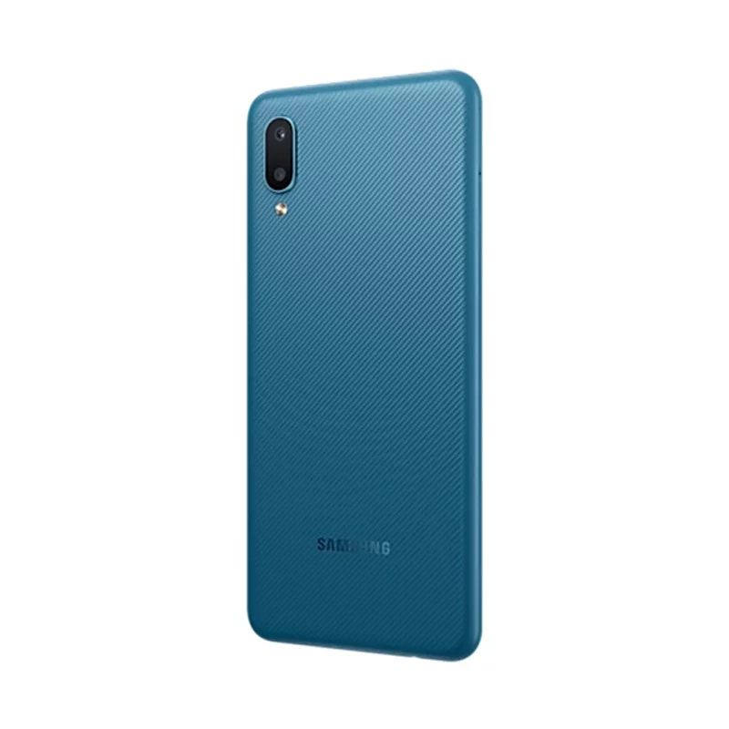 گوشی موبایل سامسونگ مدل Galaxy A02 دو سیم کارت ظرفیت 32/3 گیگابایت آبی 18 ماه گارانتی مدیا پردازش + کد رجیستری