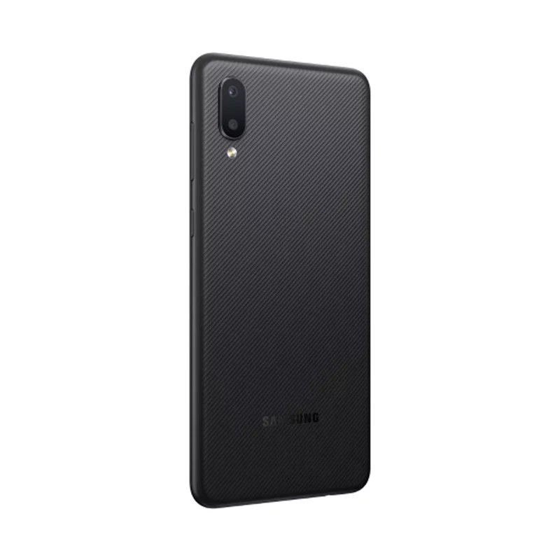 گوشی موبایل سامسونگ مدل Galaxy A02 دو سیم کارت ظرفیت 32/3 گیگابایت مشکی 18 ماه گارانتی مدیا پردازش + کد رجیستری