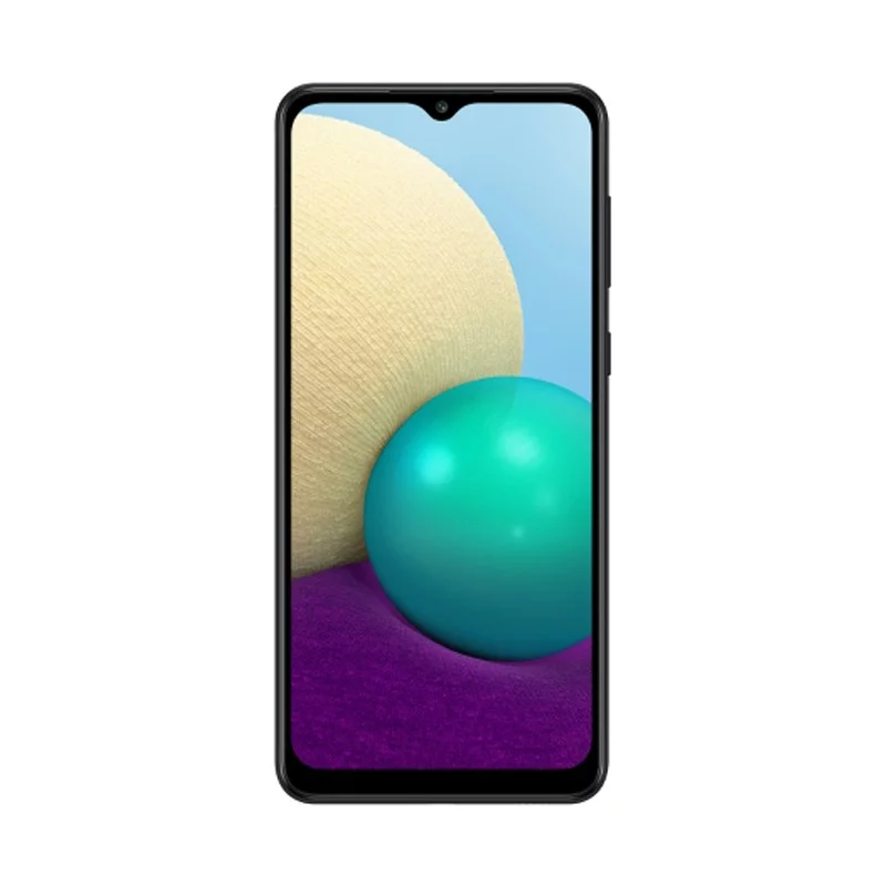 گوشی موبایل سامسونگ مدل Galaxy A02 دو سیم کارت ظرفیت 32/3 گیگابایت مشکی 18 ماه گارانتی مدیا پردازش + کد رجیستری