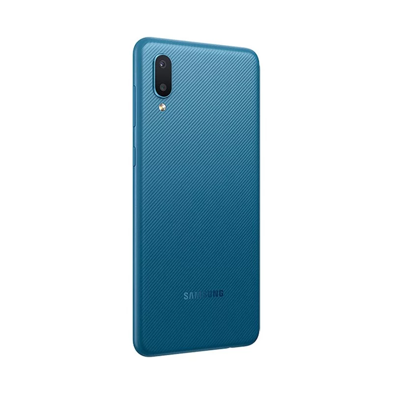 گوشی موبایل سامسونگ مدل Galaxy A02 دو سیم کارت ظرفیت 32/3 گیگابایت آبی 18 ماه گارانتی هیراد + کد رجیستری