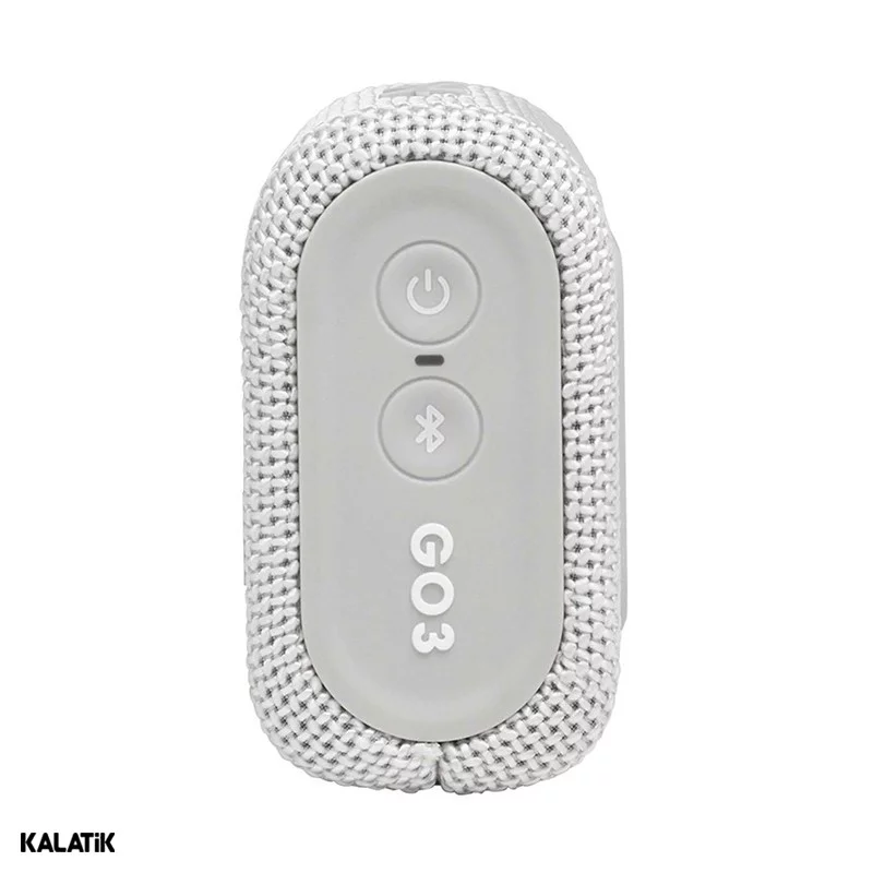اسپیکر قابل حمل جی بی ال مدل GO 3 سفید اصالت و سلامت فیزیکی کالا (مهلت تست هفت روزه)