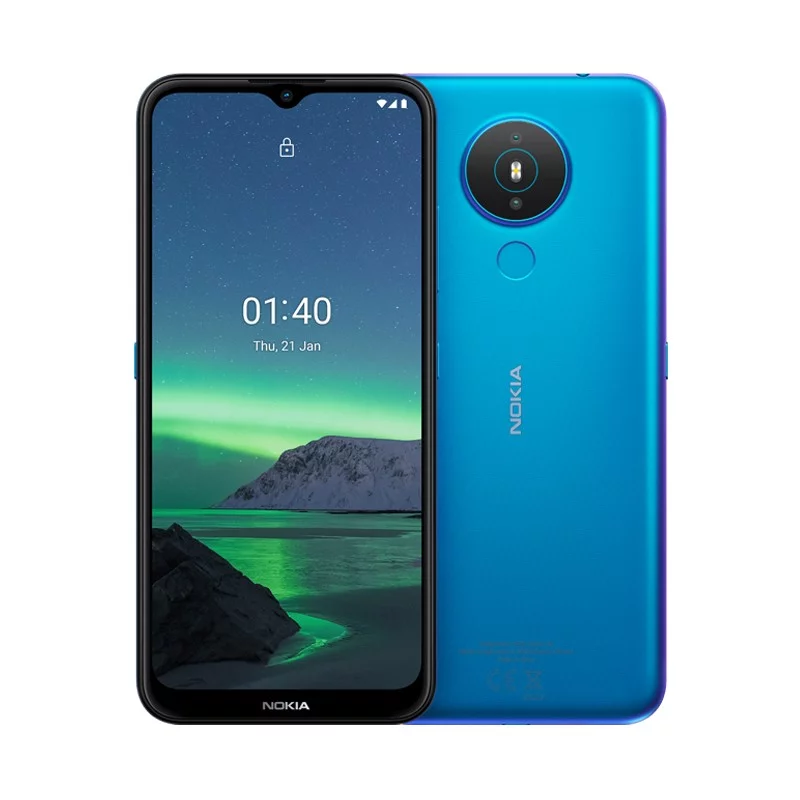 گوشی موبایل نوکیا مدل Nokia 1.4 (2021) دو سیم کارت ظرفیت 64/3 گیگابایت آبی 18 ماه گارانتی دیجی سرویس + بیمه ایران + کد رجیستری