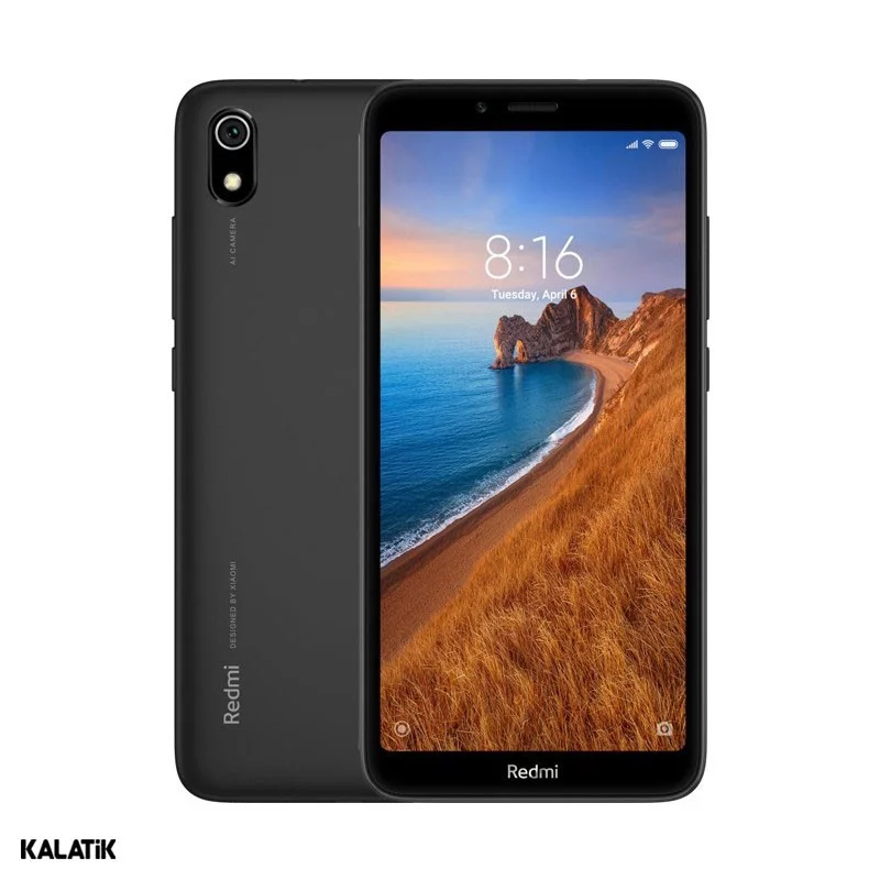 گوشی موبایل شیائومی مدل Redmi 7A دو سیم کارت ظرفیت 32/3 گیگابایت مشکی 18 ماه گارانتی کاوش تیم +  کد رجیستری