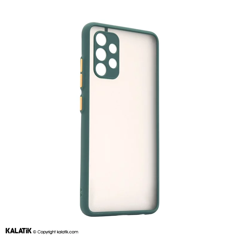 کاور مدل Sb-001 با محافظ دوربین مناسب برای گوشی موبایل Samsung Galaxy A32 4G اصالت و سلامت فیزیکی کالا سبز تیره