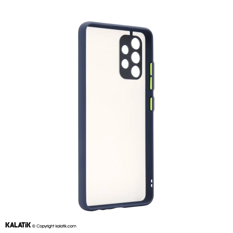 کاور مدل Sb-001 با محافظ دوربین مناسب برای گوشی موبایل Samsung Galaxy A32 4G سرمه ای اصالت و سلامت فیزیکی کالا