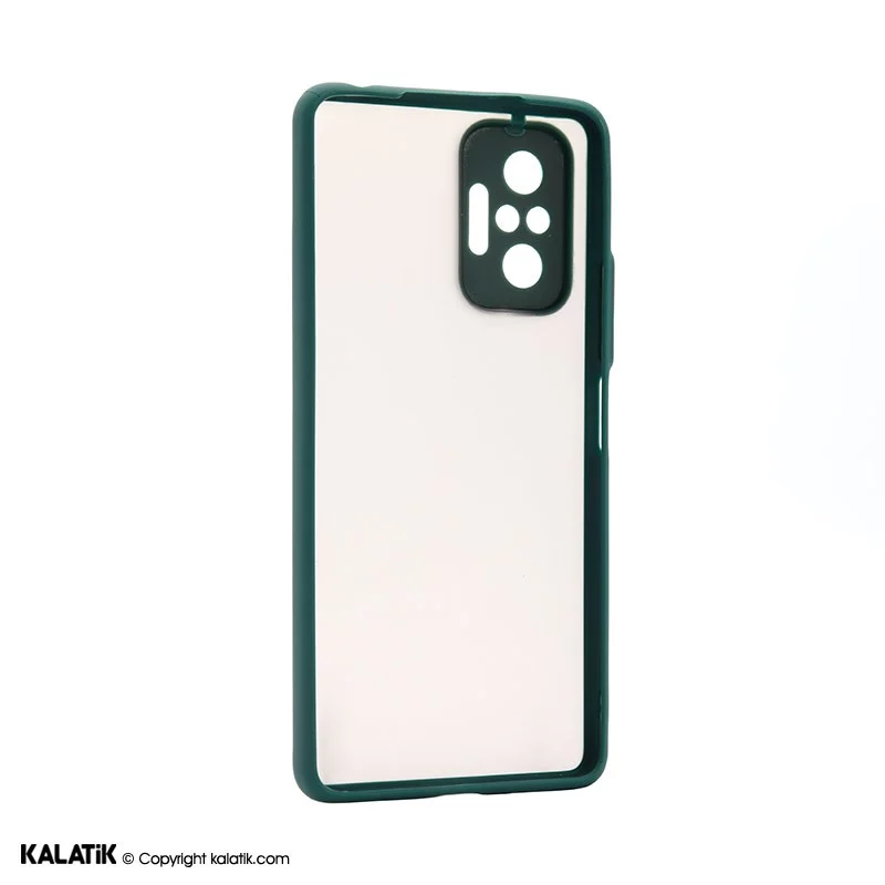 کاور مدل Sb-001 با محافظ دوربین مناسب برای گوشی موبایل Xiaomi Redmi Note 10 Pro اصالت و سلامت فیزیکی کالا سبز تیره