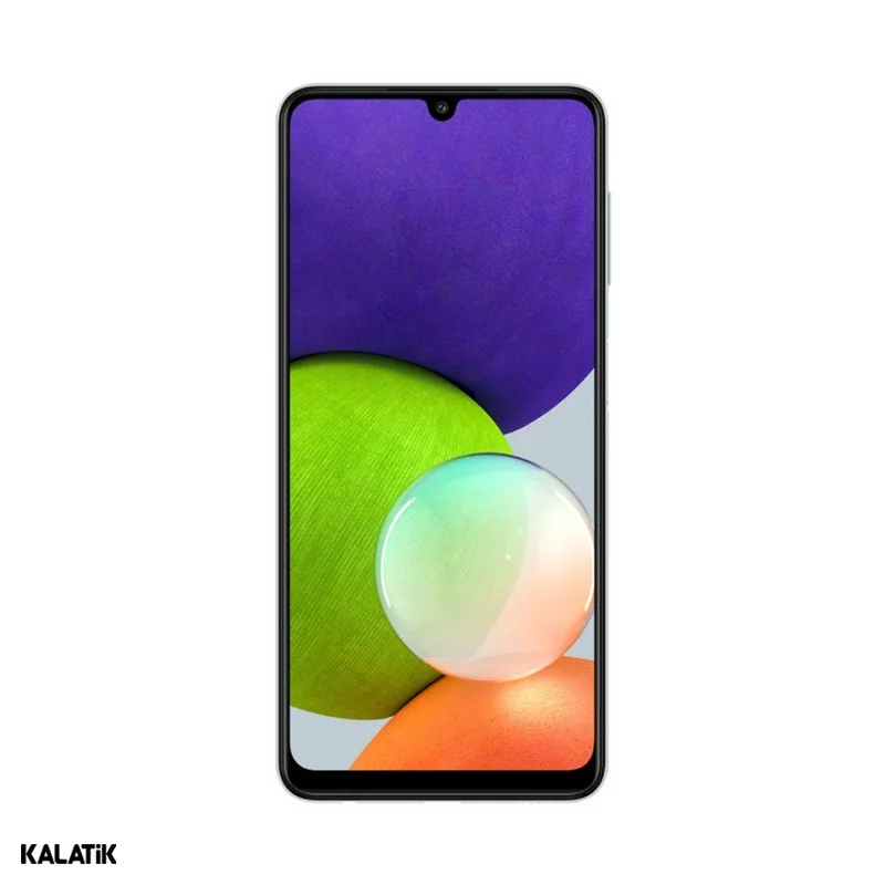 گوشی موبایل سامسونگ مدل Galaxy A22 دو سیم کارت ظرفیت 128/4 گیگابایت مشکی 18 ماه گارانتی اسمارت تکنولوژی قشم + کد رجیستری