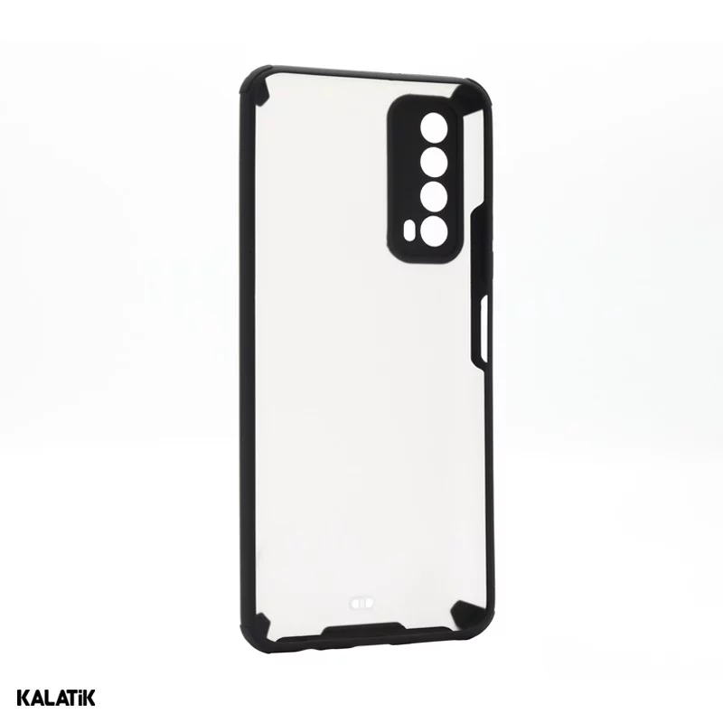 کاور پشت مات دور رنگی با محافظ دوربین مناسب برای گوشی موبایل Huawei Y7a