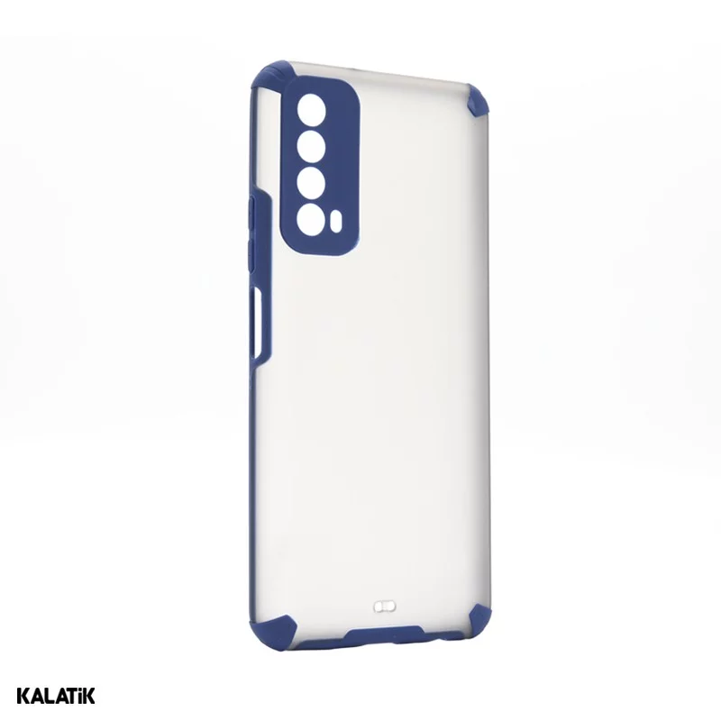کاور پشت مات دور رنگی با محافظ دوربین مناسب برای گوشی موبایل Huawei Y7a