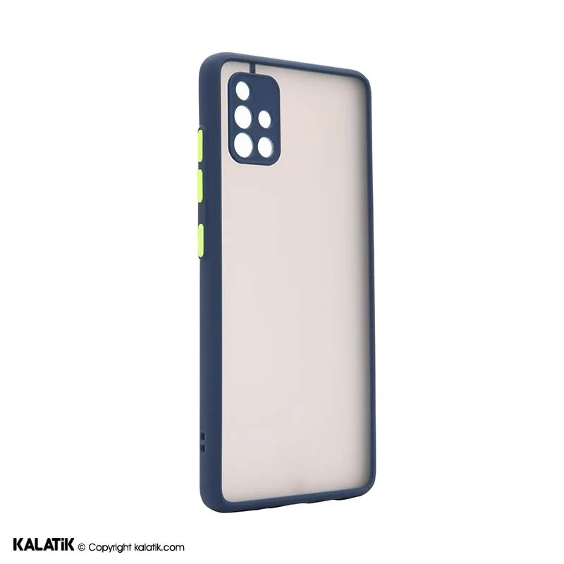 کاور مدل Sb-001 با محافظ دوربین مناسب برای گوشی موبایل Samsung Galaxy A51 سرمه ای اصالت و سلامت فیزیکی کالا