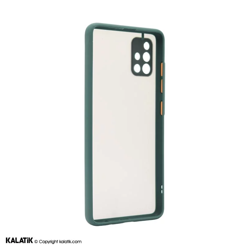 کاور مدل Sb-001 با محافظ دوربین مناسب برای گوشی موبایل Samsung Galaxy A51 اصالت و سلامت فیزیکی کالا سبز تیره