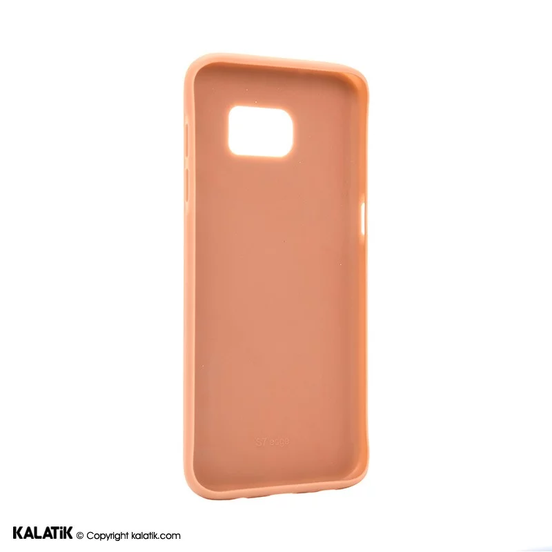 کاور ژله ای طرح دار برای گوشی موبایل Samsung Galaxy S7 edge طلایی اصالت و سلامت فیزیکی کالا