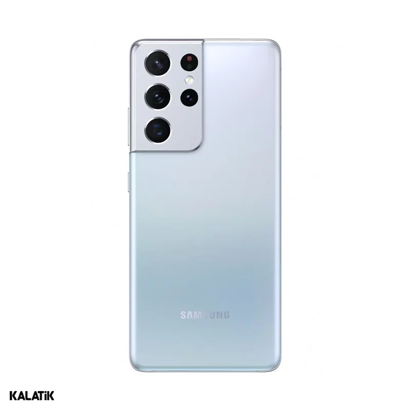 گوشی موبایل سامسونگ مدل Galaxy S21 Ultra 5G دو سیم کارت ظرفیت 128/12 گیگابایت نقره ای 18 ماه گارانتی اسمارت تکنولوژی قشم + کد رجیستری