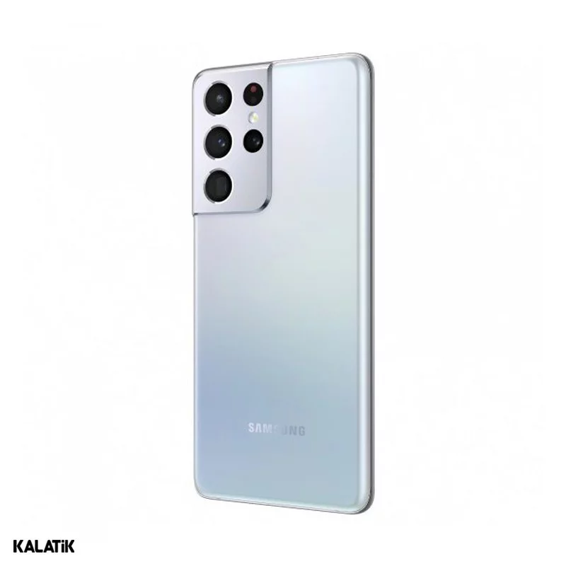 گوشی موبایل سامسونگ مدل Galaxy S21 Ultra 5G دو سیم کارت ظرفیت 128/12 گیگابایت نقره ای 18 ماه گارانتی دیجی سرویس + بیمه ایران + کد رجیستری