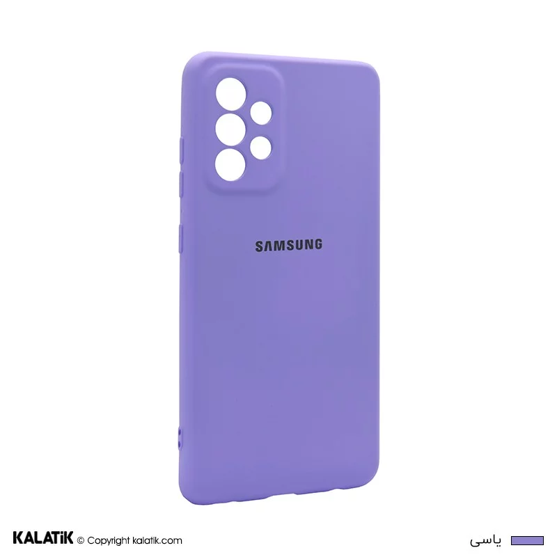 کاور سیلیکونی با محافظ دوربین مناسب برای گوشی موبایل سامسونگ Galaxy A52s