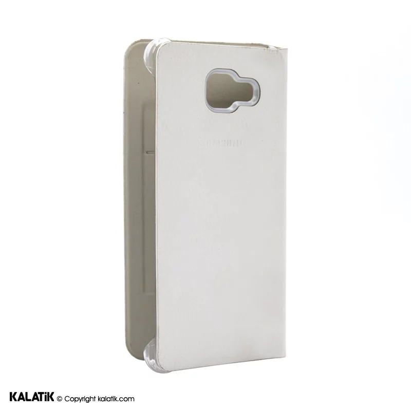 کیف کلاسوری طرح چرم مدل Flip Cover مناسب برای گوشی موبایل Samsung Galaxy A7 2016 سفید اصالت و سلامت فیزیکی کالا
