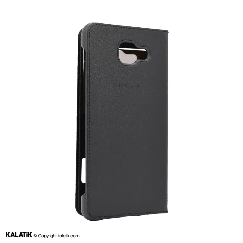 کیف کلاسوری مدل Double View Window مناسب برای گوشی موبایل Samsung Galaxy A7 2016 مشکی اصالت و سلامت فیزیکی کالا