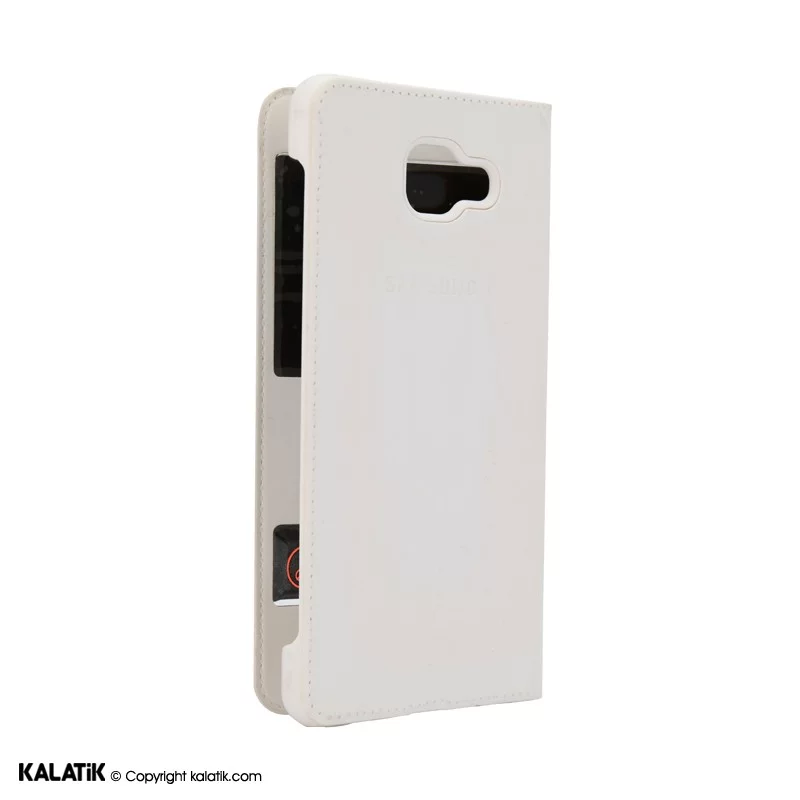 کیف کلاسوری مدل Double View Window مناسب برای گوشی موبایل Samsung Galaxy A7 2016 سفید اصالت و سلامت فیزیکی کالا