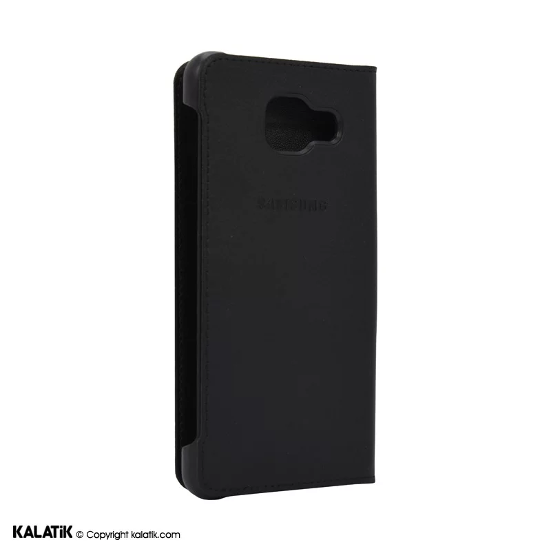 کیف کلاسوری طرح چرم مدل Flip Cover مناسب برای گوشی موبایل Samsung Galaxy A3 2016 مشکی اصالت و سلامت فیزیکی کالا