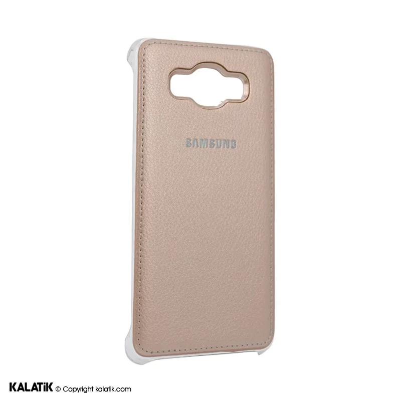 کاور طرح چرم مدل Back Cover مناسب برای گوشی موبایل Samsung Galaxy J5 2016 طلایی اصالت و سلامت فیزیکی کالا