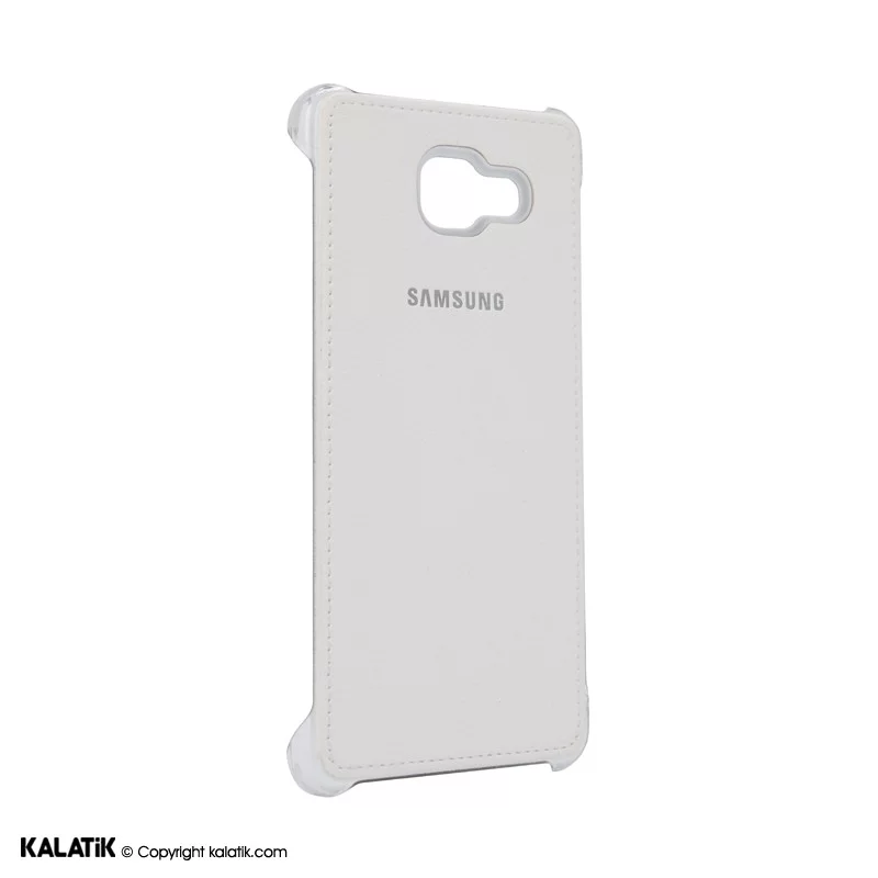 کاور طرح چرم مدل Back Cover مناسب برای گوشی موبایل Samsung Galaxy A7 2016 سفید اصالت و سلامت فیزیکی کالا