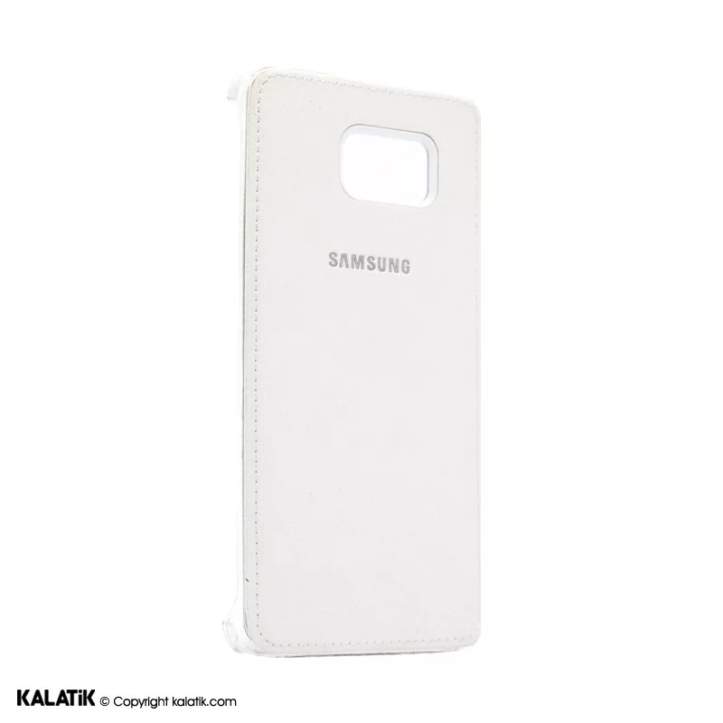 کاور طرح چرم مدل Back Cover مناسب برای گوشی موبایل Samsung Galaxy Note5 سفید اصالت و سلامت فیزیکی کالا