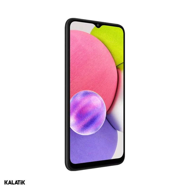 گوشی موبایل سامسونگ مدل Galaxy A03s دو سیم کارت ظرفیت 64/4 گیگابایت مشکی 18 ماه گارانتی داریا همراه پایتخت + کد رجیستری