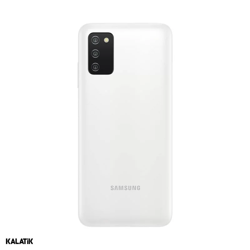 گوشی موبایل سامسونگ مدل Galaxy A03s دو سیم کارت ظرفیت 64/4 گیگابایت سفید 18 ماه گارانتی داریا همراه پایتخت + کد رجیستری