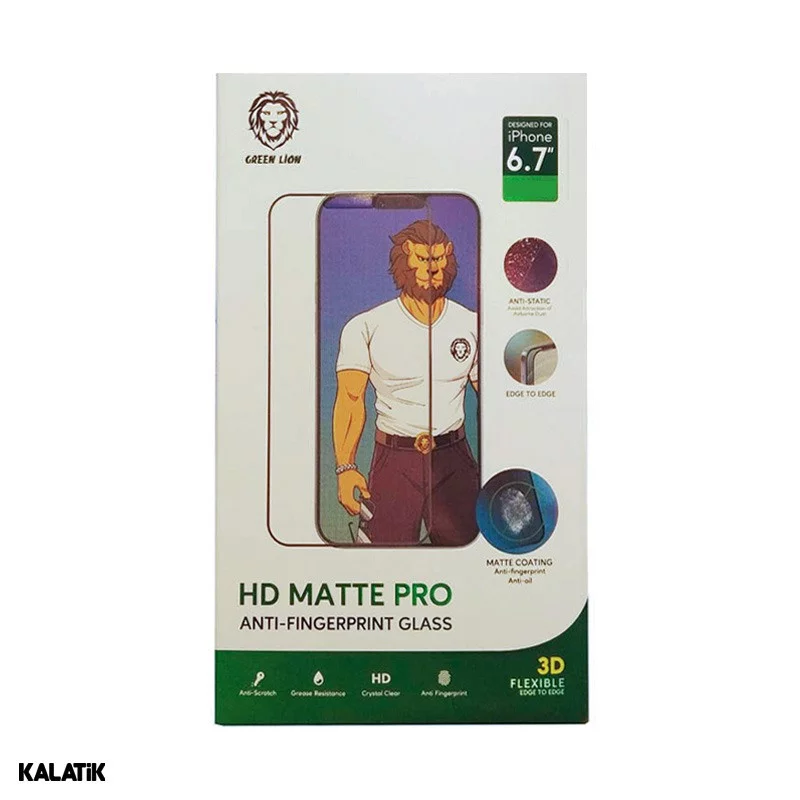 محافظ تمام صفحه مات گرین مدل HD Matte Pro مناسب برای گوشی موبایل Apple iPhone 13/13 Pro