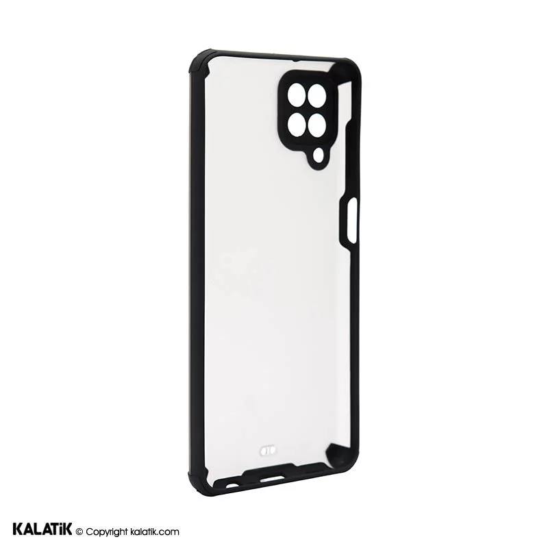 کاور پشت مات دور رنگی با محافظ دوربین مناسب برای گوشی موبایل Samsung Galaxy M12