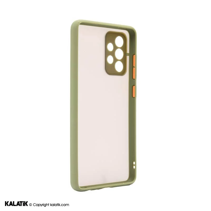 کاور مدل Sb-001 با محافظ دوربین مناسب برای گوشی موبایل Samsung Galaxy A52s/A52 سبز روشن اصالت و سلامت فیزیکی کالا