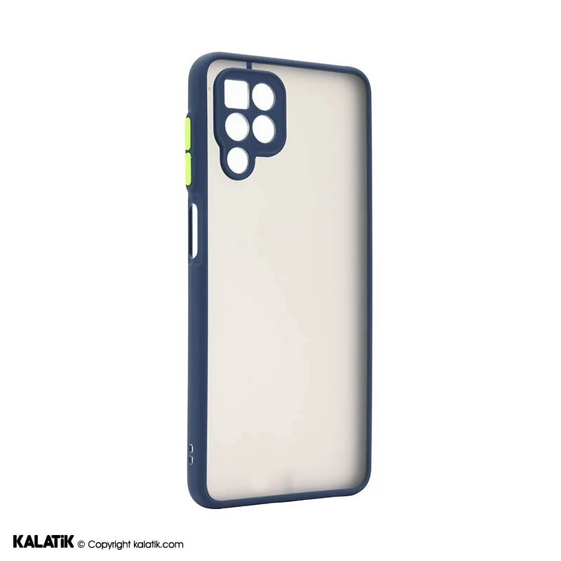 کاور مدل Sb-001 با محافظ دوربین مناسب برای گوشی موبایل Samsung Galaxy M32 سرمه ای اصالت و سلامت فیزیکی کالا