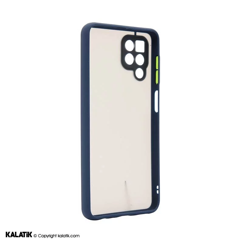 کاور مدل Sb-001 با محافظ دوربین مناسب برای گوشی موبایل Samsung Galaxy M32 سرمه ای اصالت و سلامت فیزیکی کالا
