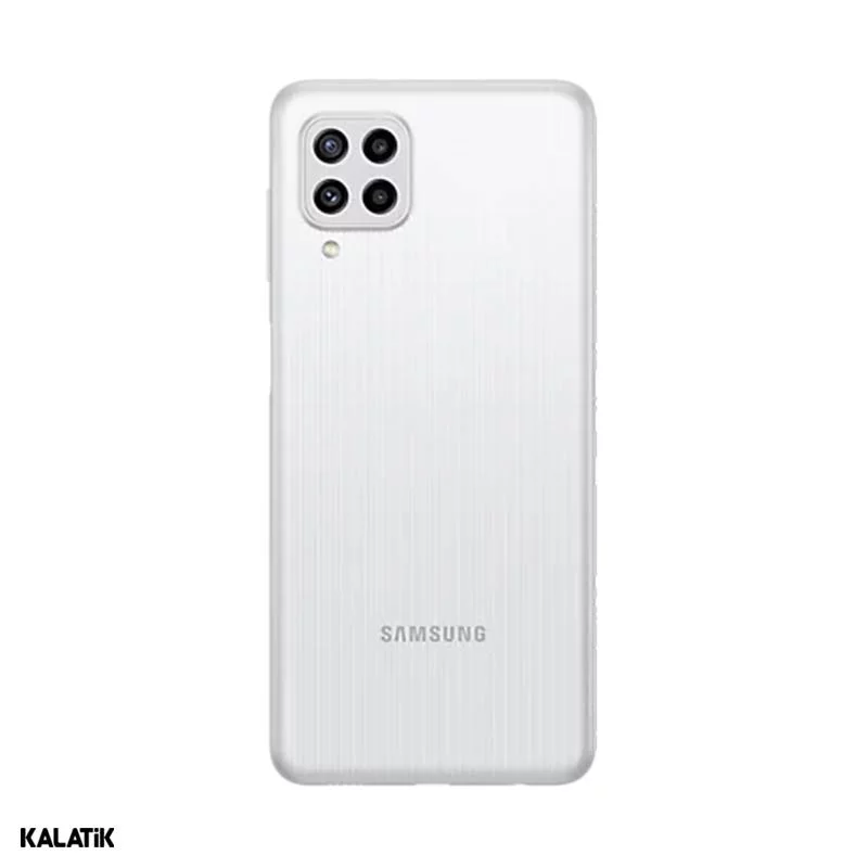 گوشی موبایل سامسونگ مدل Galaxy M22 دو سیم کارت ظرفیت 128/4 گیگابایت سفید 18 ماه گارانتی داریا همراه پایتخت + کد رجیستری