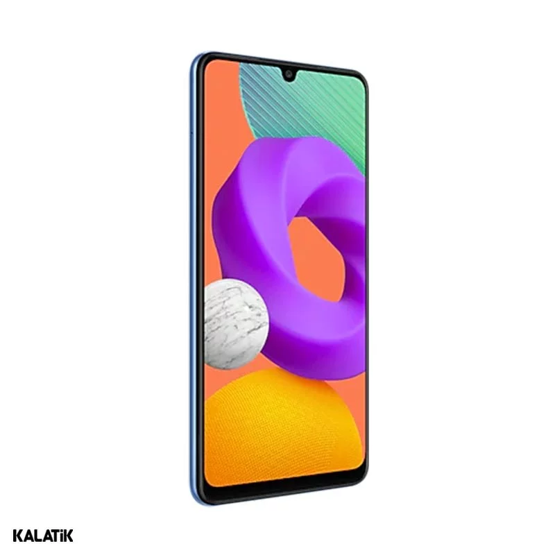 گوشی موبایل سامسونگ مدل Galaxy M22 دو سیم کارت ظرفیت 128/4 گیگابایت آبی روشن 18 ماه گارانتی داریا همراه پایتخت + کد رجیستری