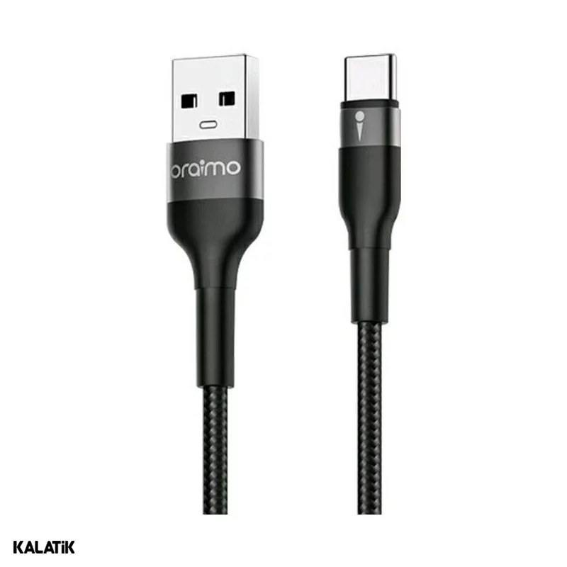 کابل تبدیل USB Type-A به USB Type-C ارایمو Braid 2 مدل OCD-C71 به طول 1 متر