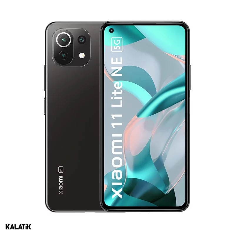 گوشی موبایل شیائومی مدل Xiaomi 11 Lite 5G NE دو سیم کارت ظرفیت 128/6 گیگابایت مشکی 18 ماه گارانتی هما تلکام + کد رجیستری