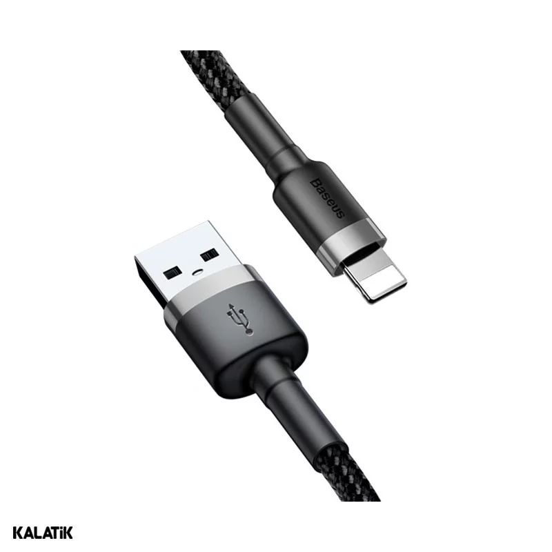 کابل تبدیل USB Type-A به لایتنینگ باسئوس مدل CALKLF-RG1 به طول 3 متر