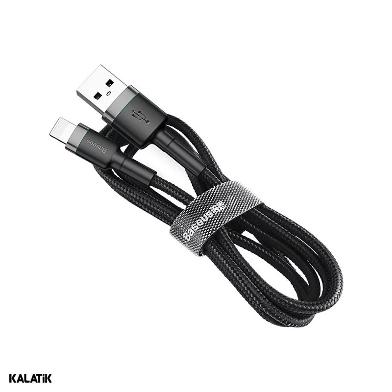 کابل تبدیل USB Type-A به لایتنینگ باسئوس مدل CALKLF-RG1 به طول 3 متر