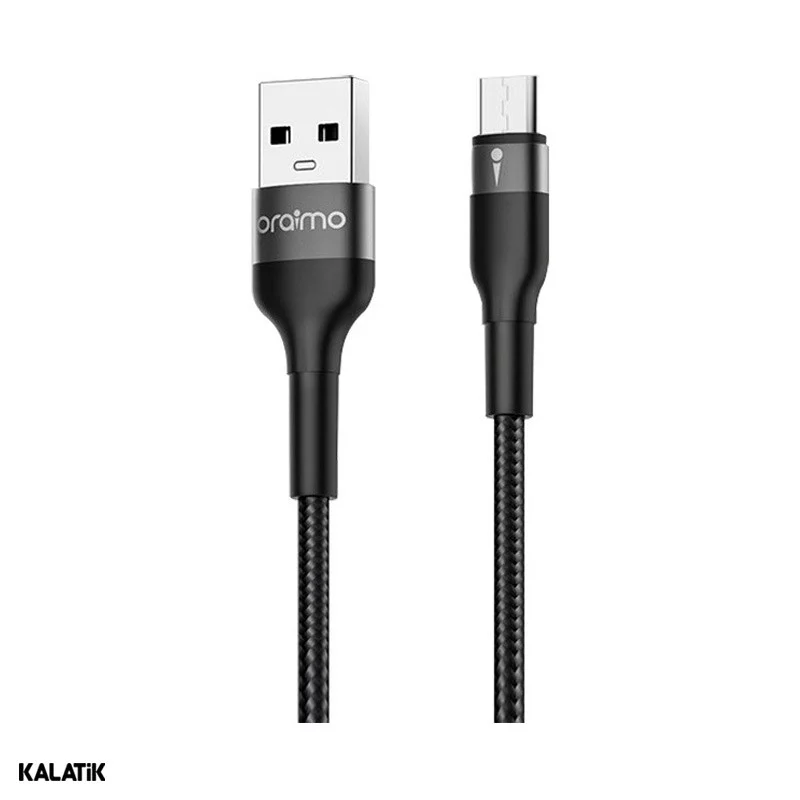 کابل تبدیل USB Type-A به Micro USB ارایمو Braid 2 مدل OCD-M71 به طول 1 متر